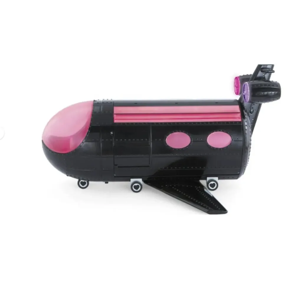 LOL Surprise OMG Remix 4-in-1 Plane Playset With Music Recording Studio, nwob